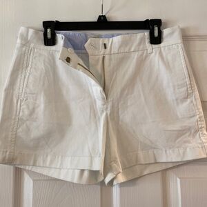 J.Crew Women’s Shorts size 6 brand new with tag color white two front pockets